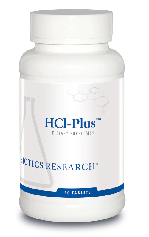 HCl-Plus™  | Biotics Research® | 90 Tablets