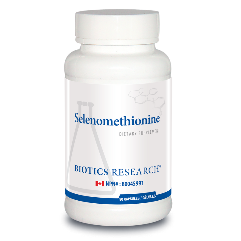 Selenomethionine | Biotics Research® | 90 Capsules