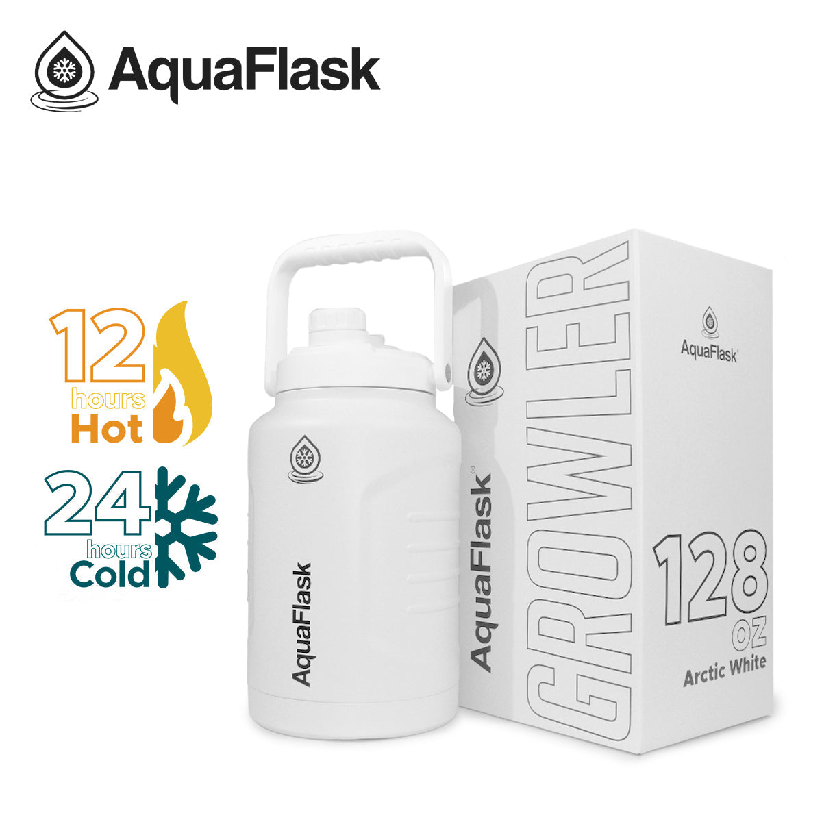 AquaFlask Original Vacuum Insulated Water Bottles 3785 ml (128 oz)