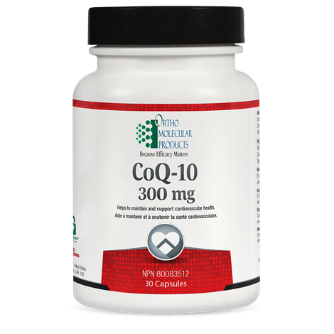 CoQ-10 300 MG | Ortho Molecular | 30 Capsules