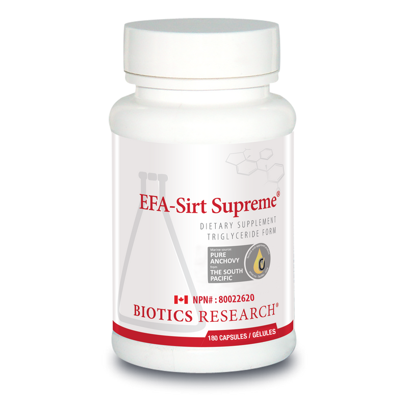 EFA-Sirt Supreme™ | Biotics Research® | 180 Capsules