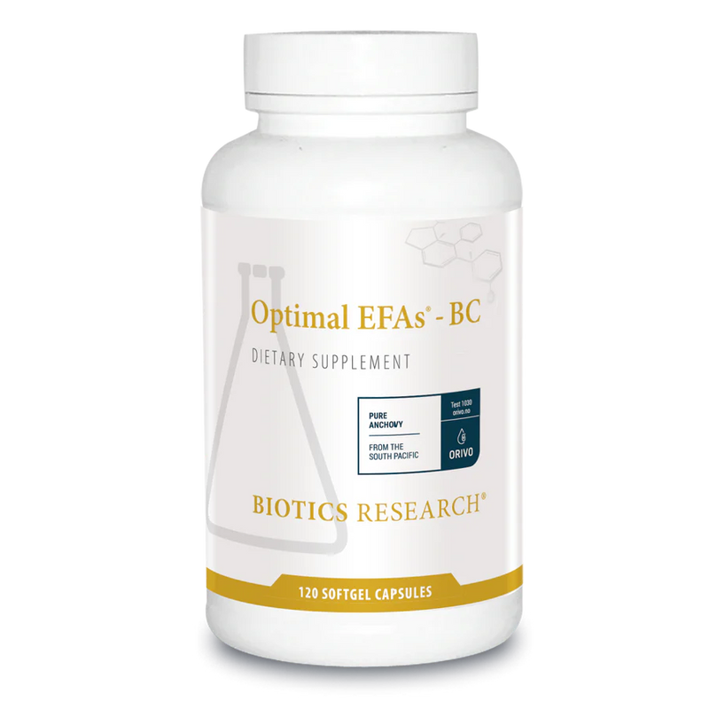 Optimal EFAs® - BC | Biotics Research® | 120 Capsules