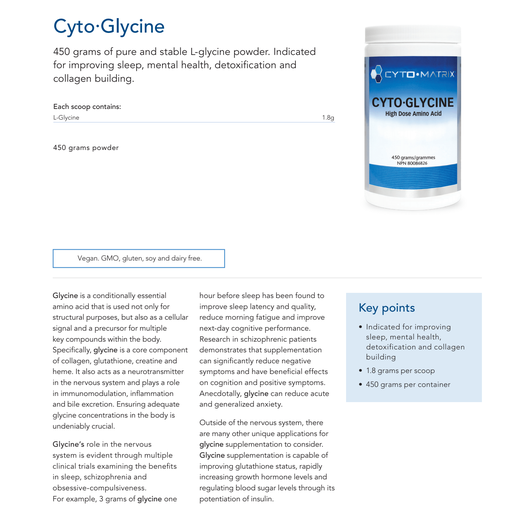 Cyto-Glycine | Cytomatrix® | 450 gr Powder