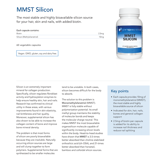 MMST Silicon | Cytomatrix® | 60 Vegetable Capsules