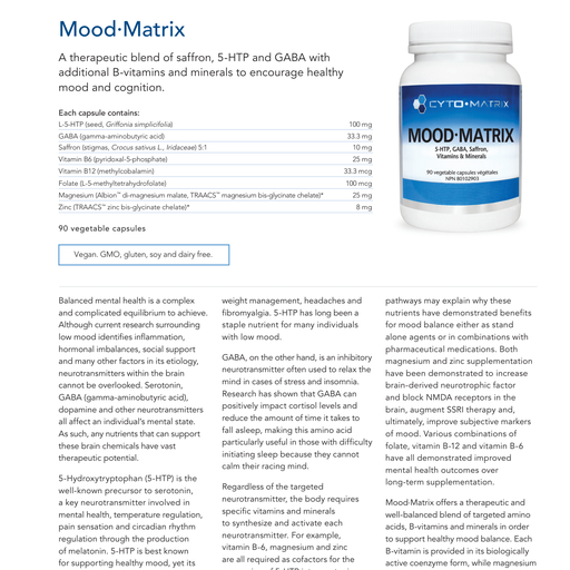 Mood-Matrix | Cytomatrix® | 90 Vegetable Capsules