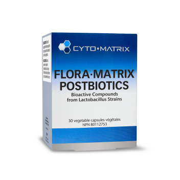 Flora-Matrix Postbiotics | Cytomatrix® | 30 Vegetable Capsules