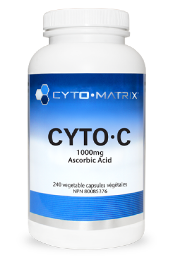 Cyto-C 1000mg Ascorbic Acid | Cytomatrix® | 240 Vegetable Capsule