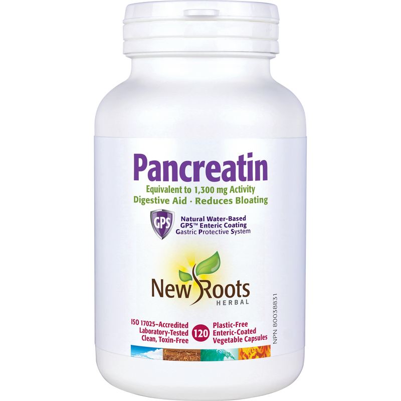 Pancreatin | New Roots HERBAL® | 120 Capsules