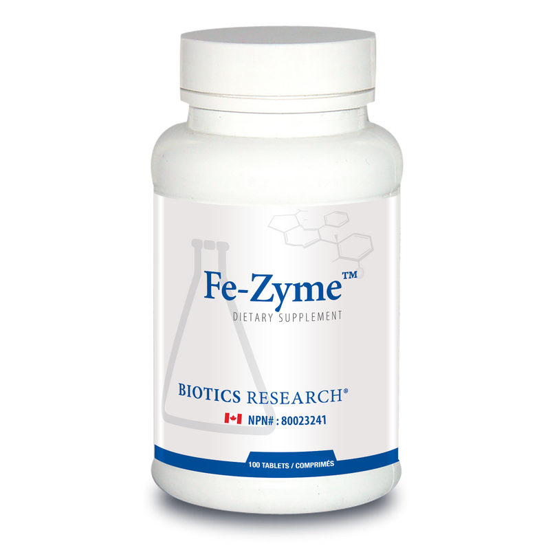 Fe-Zyme™ | Biotics Research® | 100 Tablets