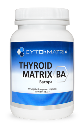 Thyroid Matrix BA by Cytomatrix® – Thyroid & HPA Axis Support with Bacopa | 90 Vegetable Capsules