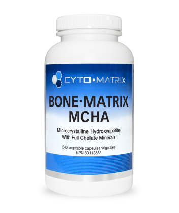 Bone-Matrix MCHA by Cytomatrix® – Calcium, Bone Density & Skeletal Support | 240 Vegetable Capsules