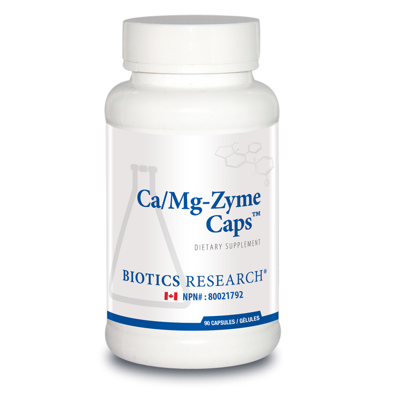 Ca/Mg-Zyme Caps | Biotics Research® | 60 Capsules