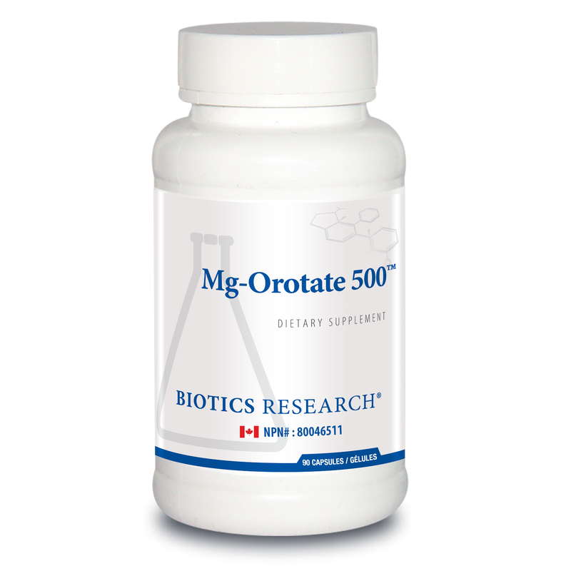 Mg-Orotate 500 | Biotics Research® | 90 Capsules