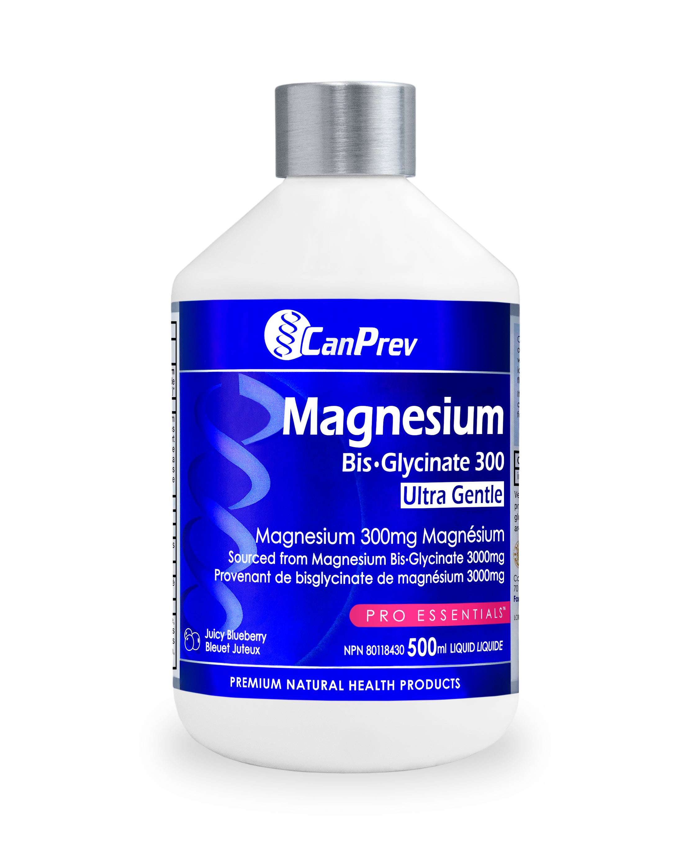 Magnesium Bis Glycinate 300 Ultra Gentle  | CanPrev | Liquid