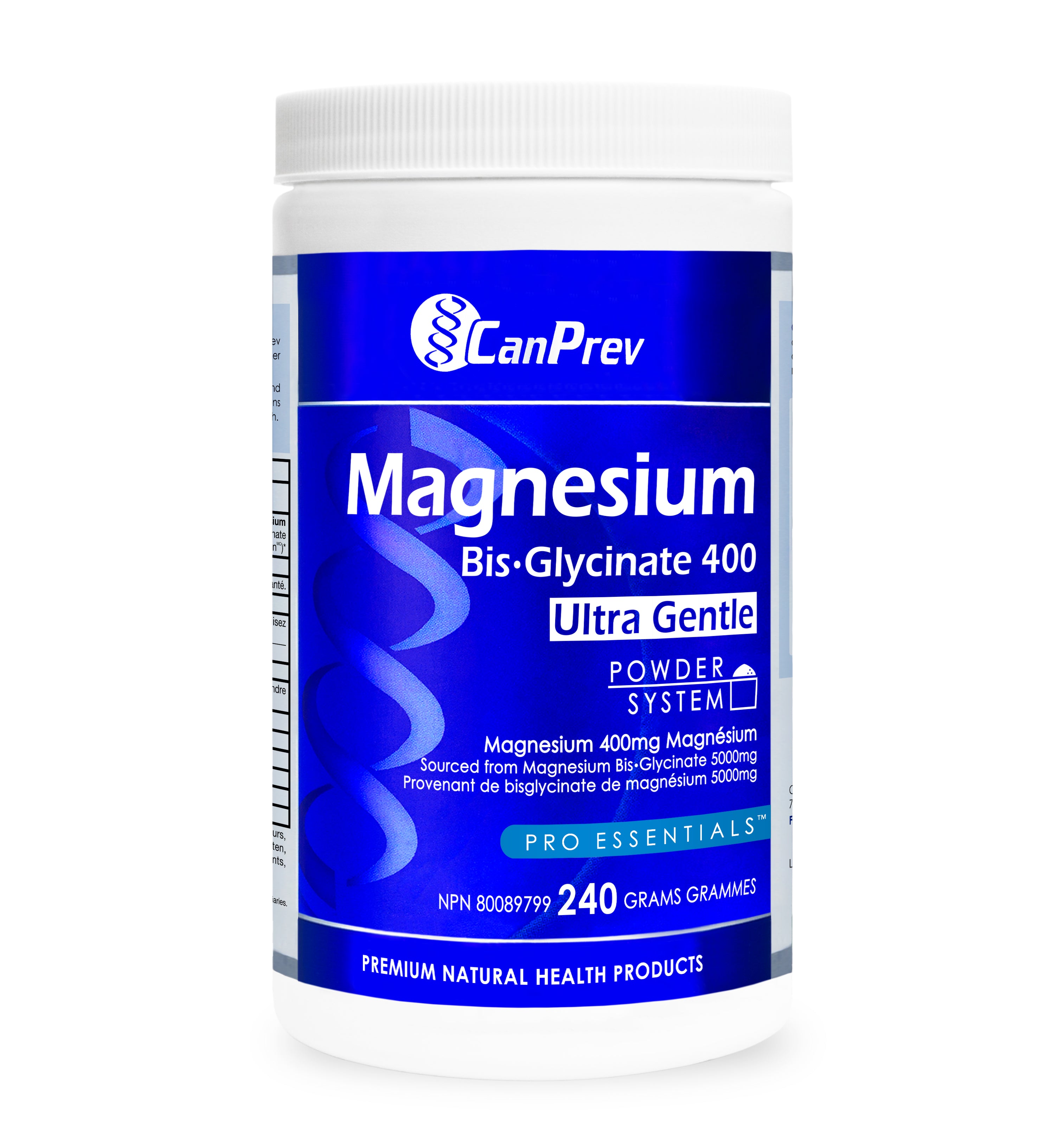 Magnesium Bis Glycinate 400 Ultra Gentle | CanPrev | Powder