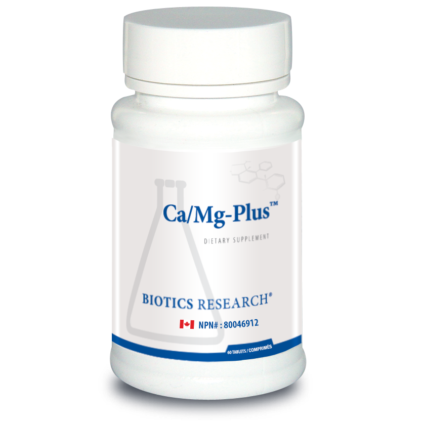 Ca/Mg Plus | Biotics Research® | 60 Tablets