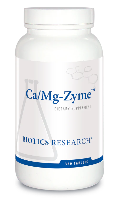 Ca/Mg-Zyme Tabs | Biotics Research® | 120 or 360 Tablets