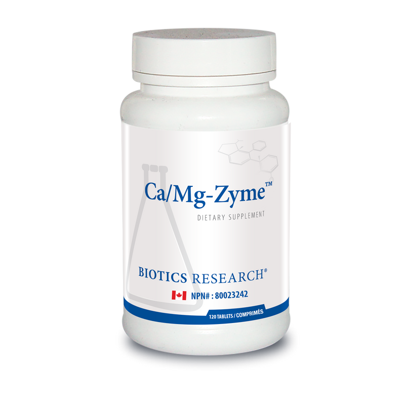 Ca/Mg-Zyme Tabs | Biotics Research® | 120 or 360 Tablets