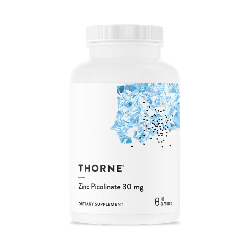 Zinc Picolinate 30 mg | Thorne® | 60 or 180 Capsules