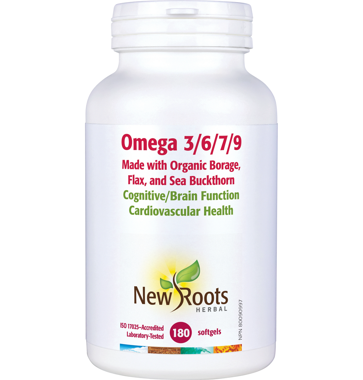 Omega 3/6/7/9 | New Roots Herbal® | 90 or 180 Softgels