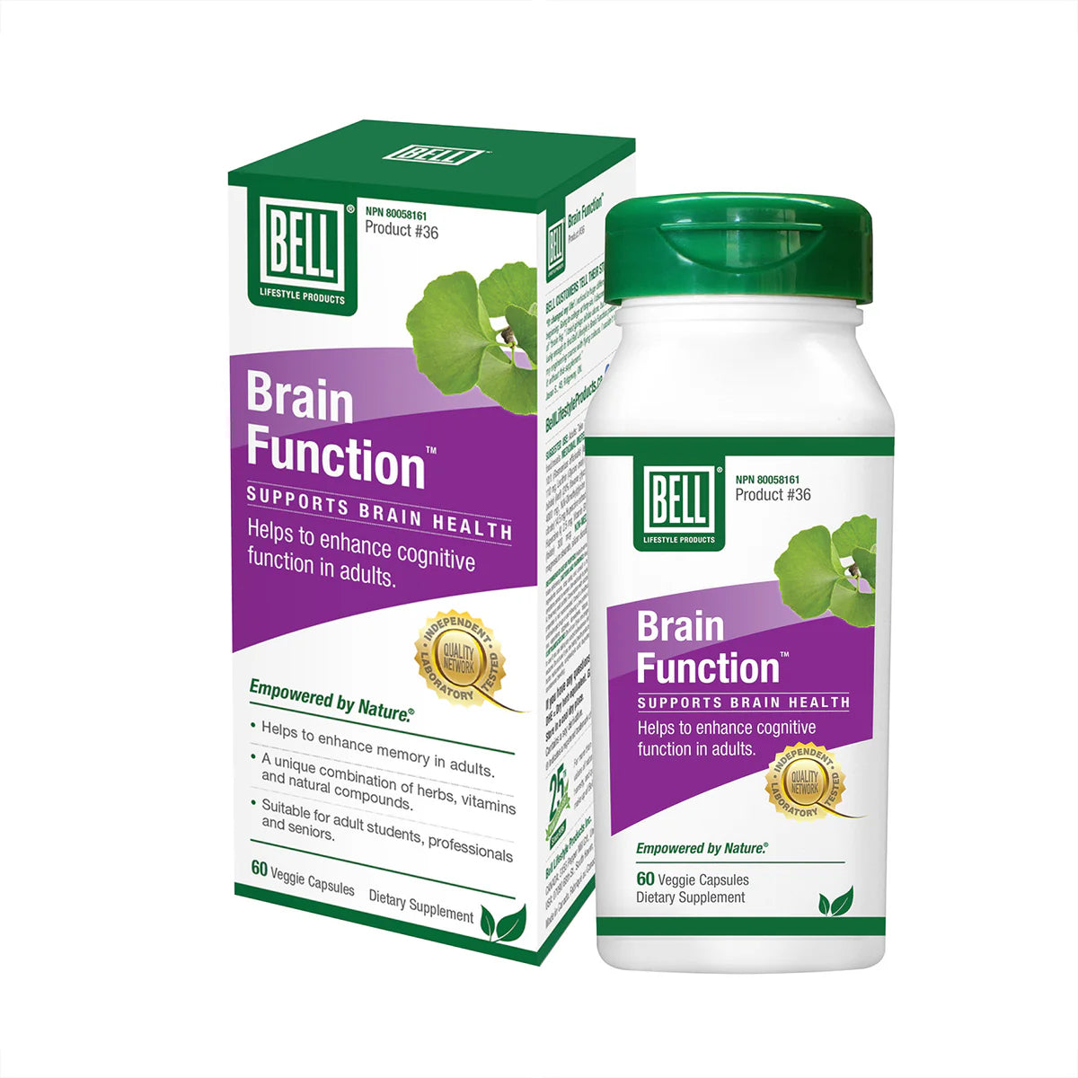 Brain Function™ | Bell® | 60 Veggie Capsules