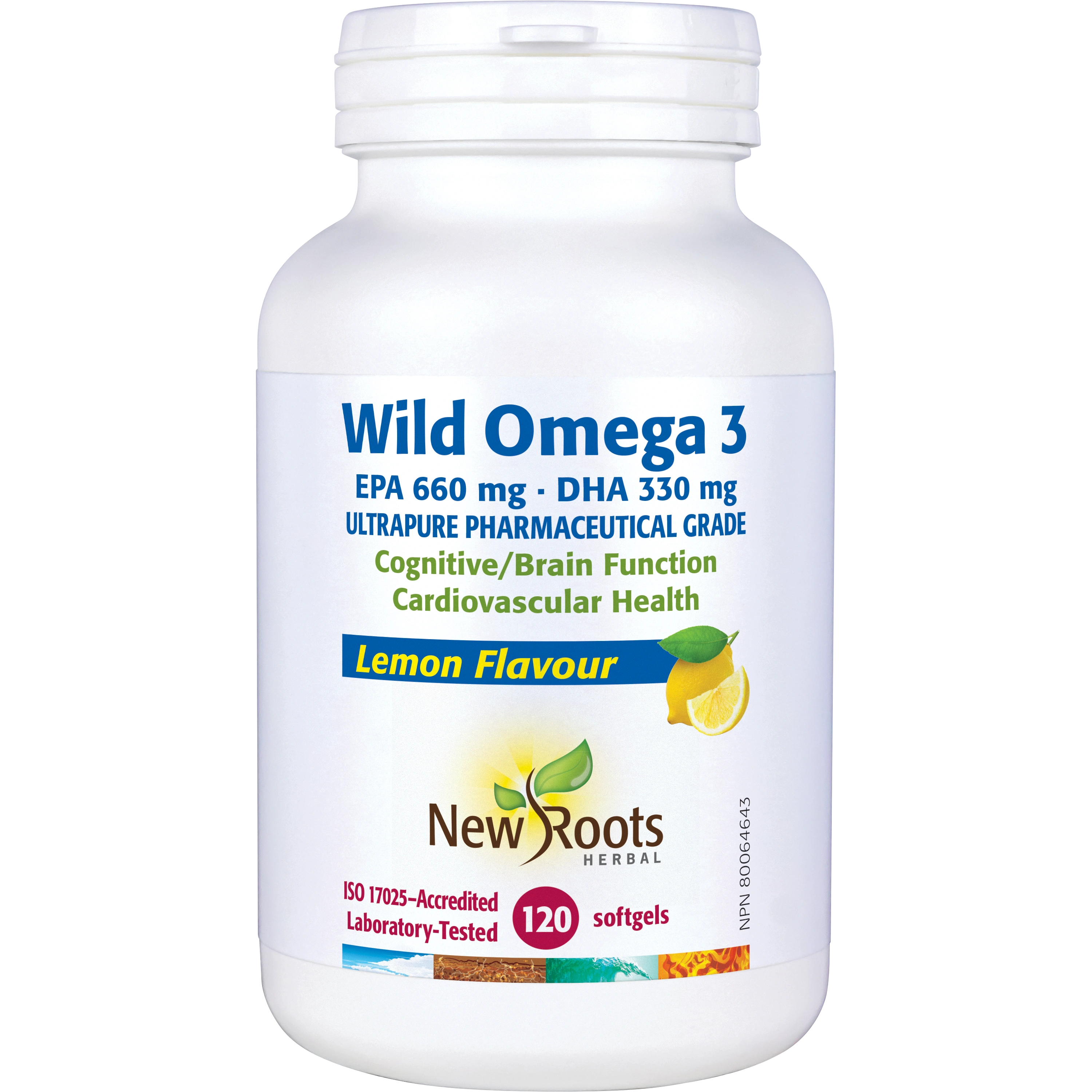 Wild Omega 3 | New Roots HERBAL® | 120 Softgels