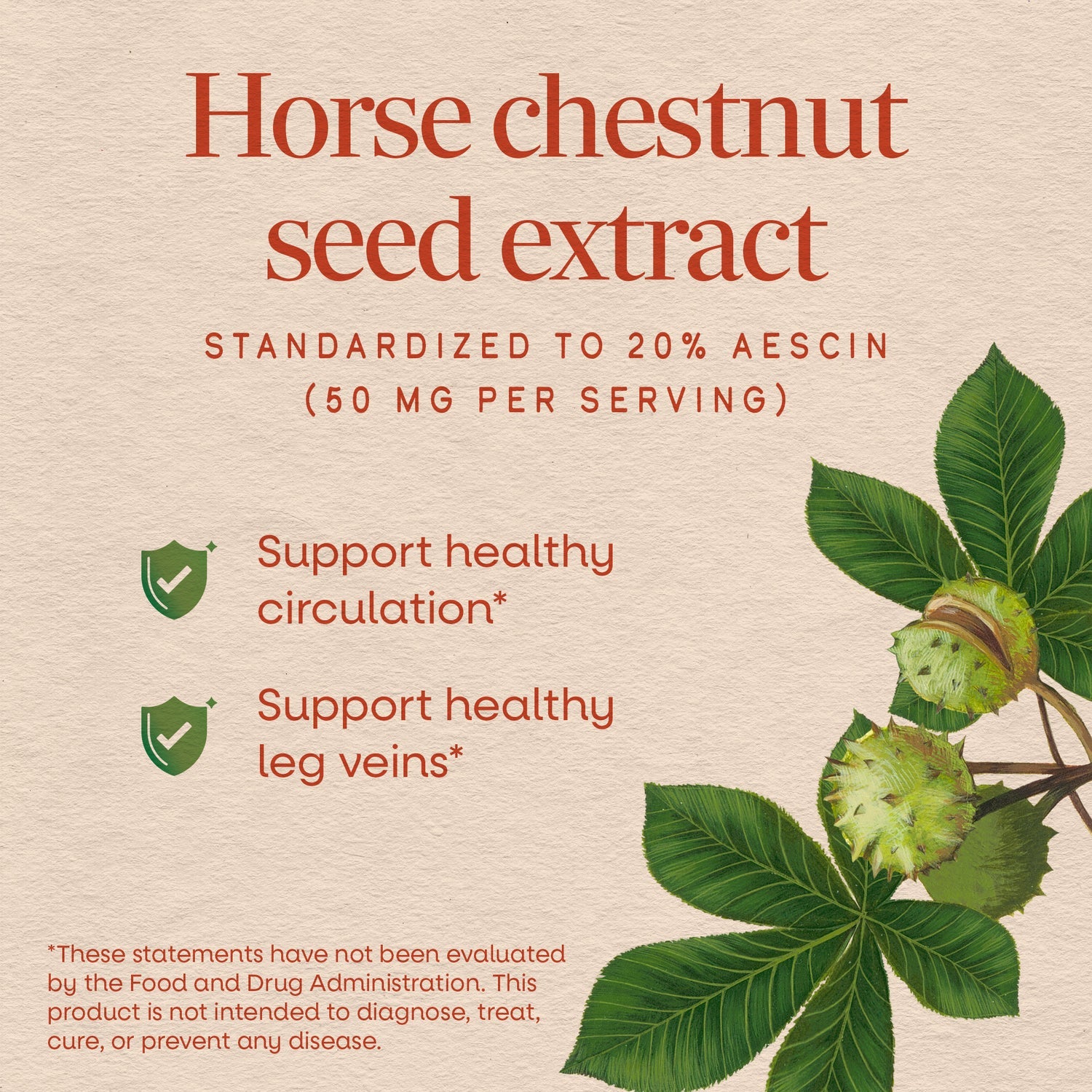Horsechestnut | Nature’s Way® | 90 Veg Caps