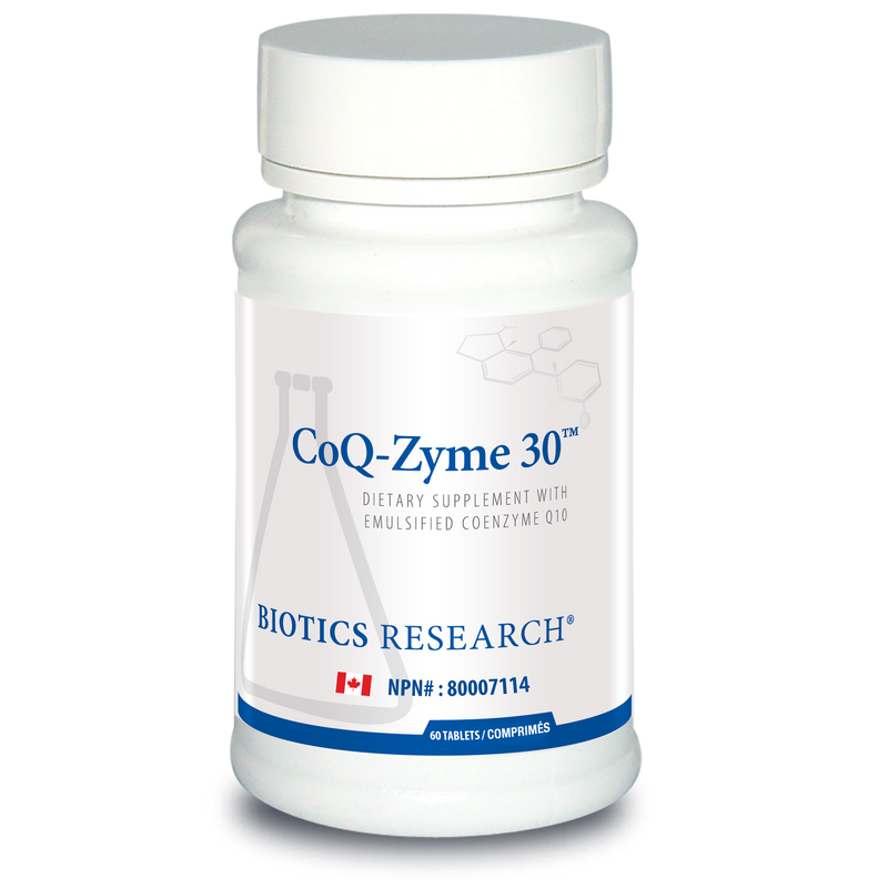 CoQ-Zyme 30 (30mg) | Biotics Research® | 60 Tablets