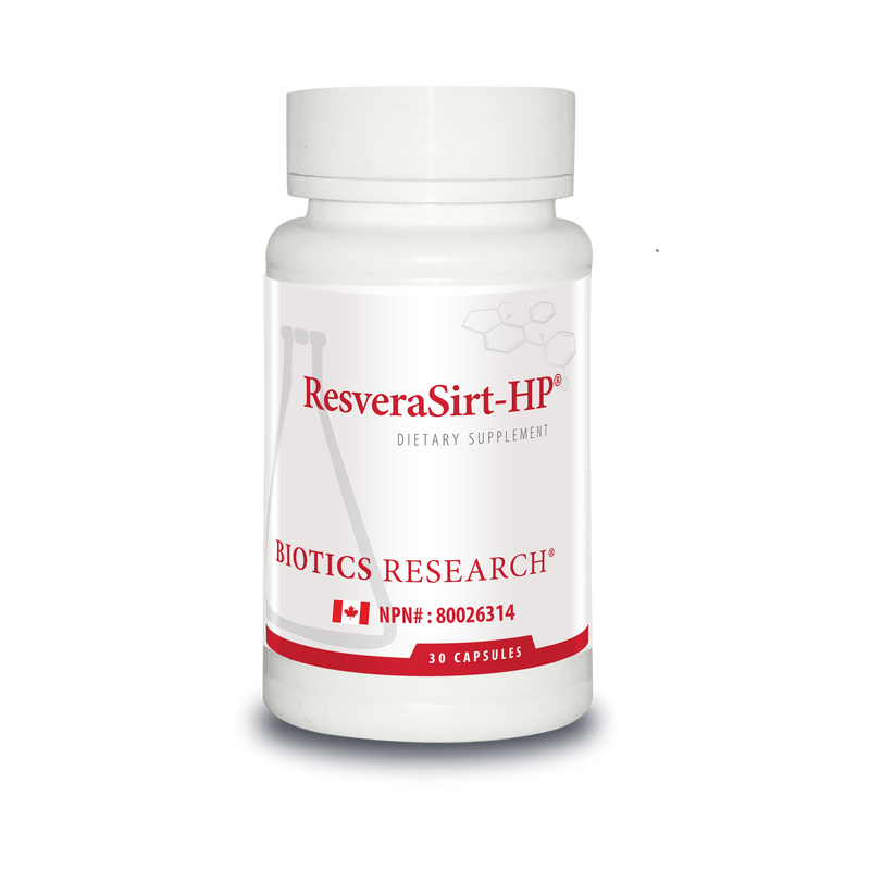 ResveraSirt-HP | Biotics Research® | 30 or 120 Capsules