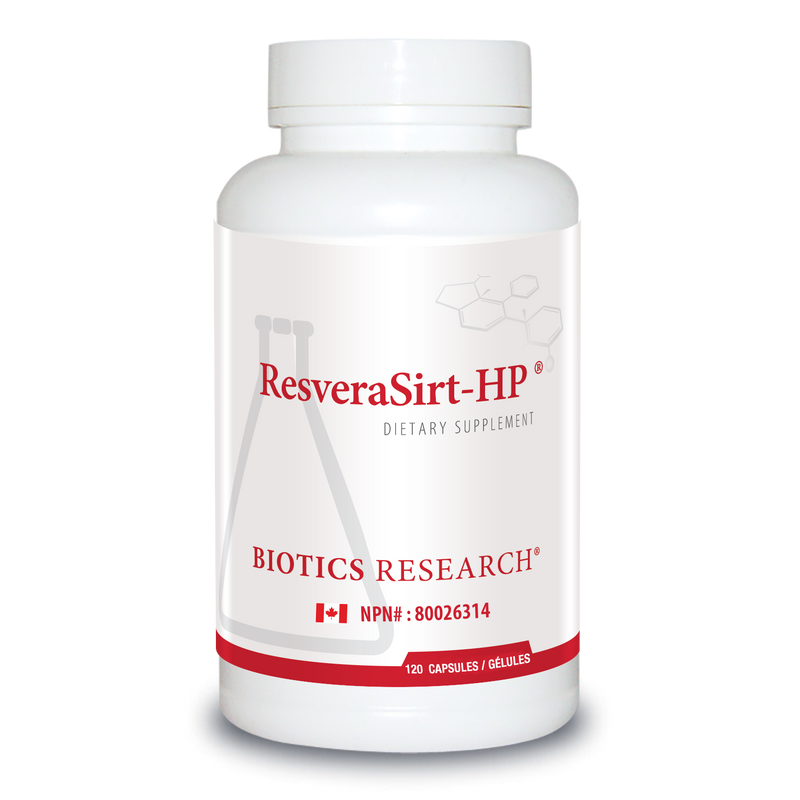 ResveraSirt-HP | Biotics Research® | 30 or 120 Capsules