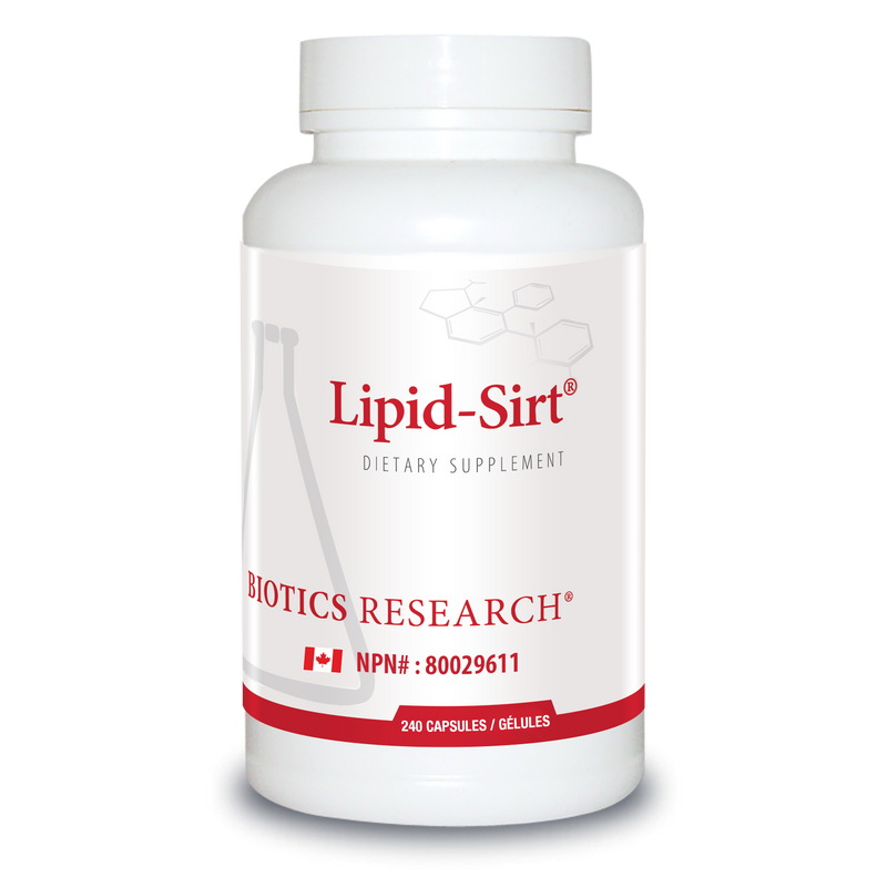 Lipid-Sirt | Biotics Research® | 240 Capsules