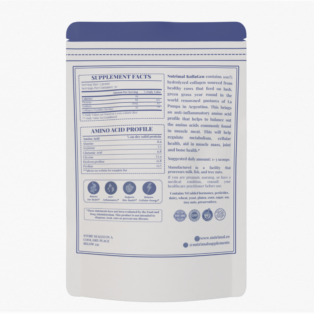 KollaGen (Grass Fed Collagen) Bundle of 3
