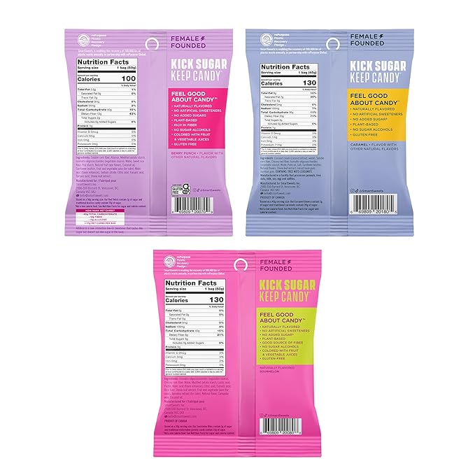 Low Sugar Candy | SmartSweets | Variety of flavour | 50 g