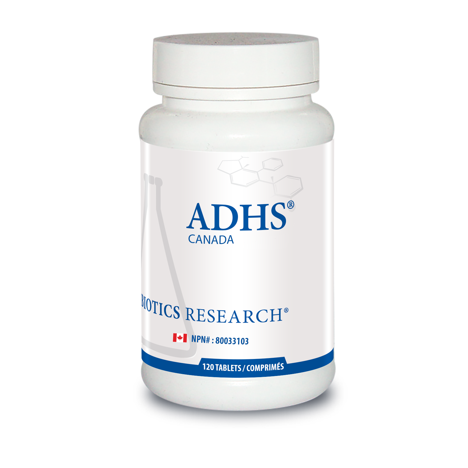 ADHS® | Biotics Research® | 120 or 240 Tablets