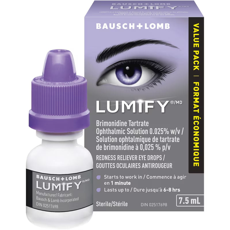 Lumify Redness Reliever  | Bausch + Lomb | 3.5 OR 7.5 mL