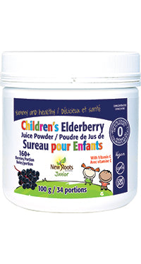 Children's Elderberry Juice Powder | New Roots HERBAL® | 100g-34 Servings