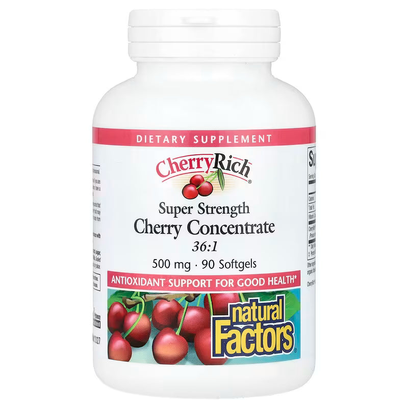 Cherry Concentrate | Natural Factors® | 90 or 180 Softgels