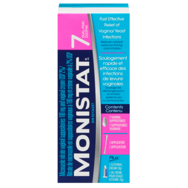 Monistat 7 Dual-Pak | Monistat | 7 Vaginal Suppositories