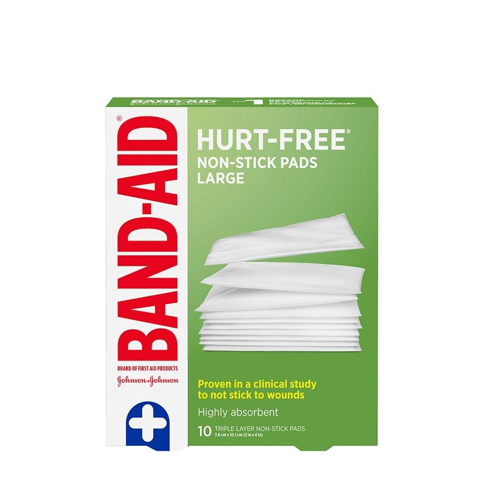 Hurt-Free® Non-Stick Pads | Band-Aid® | 10 Count