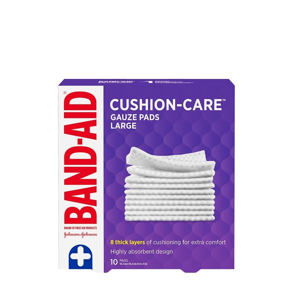 Cushion-Care™ Gauze Pads | Band-Aid® | 10 or 25 Count
