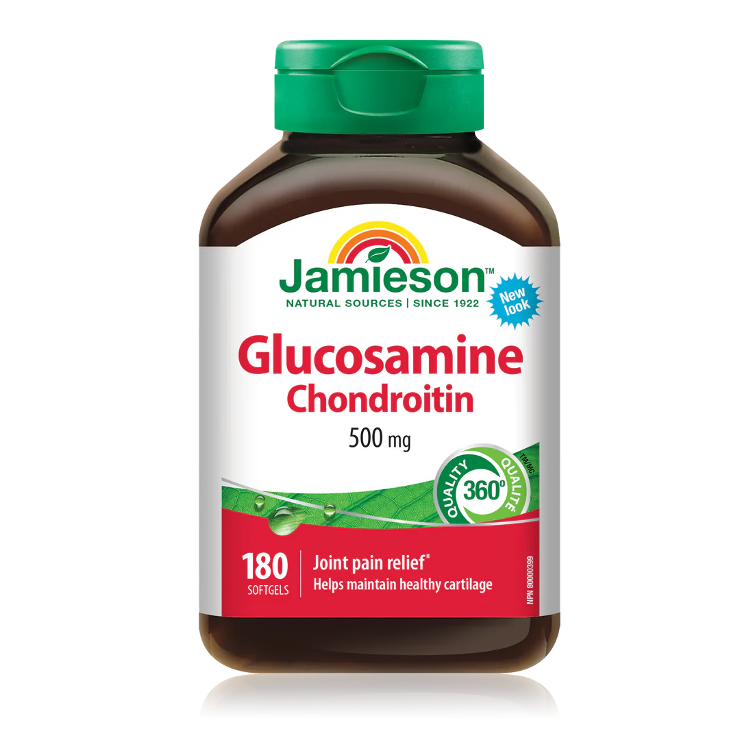 Glucosamine Chondroitin 500 mg | Jamieson™ | 180 Softgels