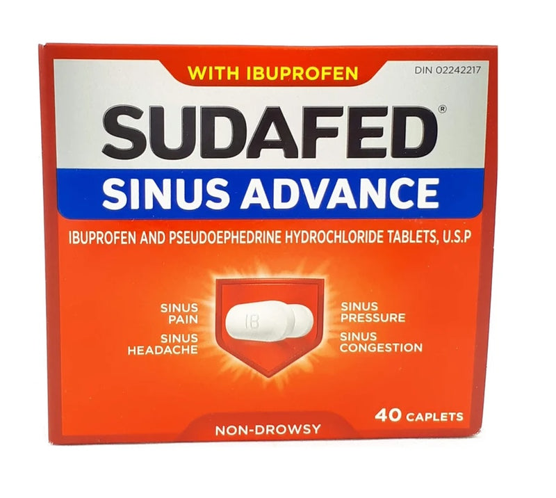 Sinus Advance | SUDAFED® | 20 or 40 Cablets