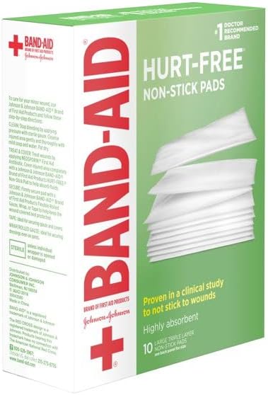 Hurt-Free® Non-Stick Pads | Band-Aid® | 10 Count