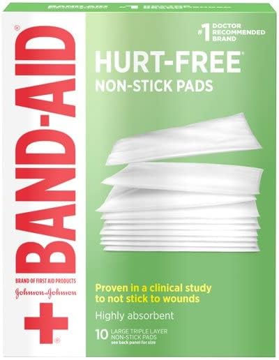 Hurt-Free® Non-Stick Pads | Band-Aid® | 10 Count