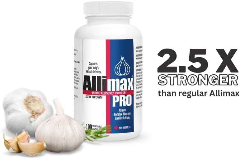 Allicin Capsules- 450mg | Allimax® Pro | 100 Vegan Capsules