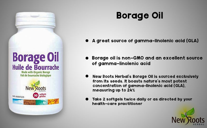 Borage Oil  | New Roots HERBAL® | 90 softgels