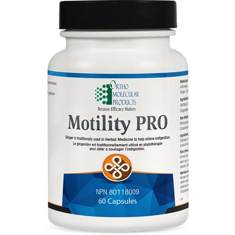 Motility PRO by Ortho Molecular® – Digestive Motility & Indigestion Support | 60 Capsules