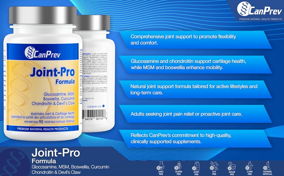 Joint-Pro Formula | CanPrev | 90 Veggie Capsules