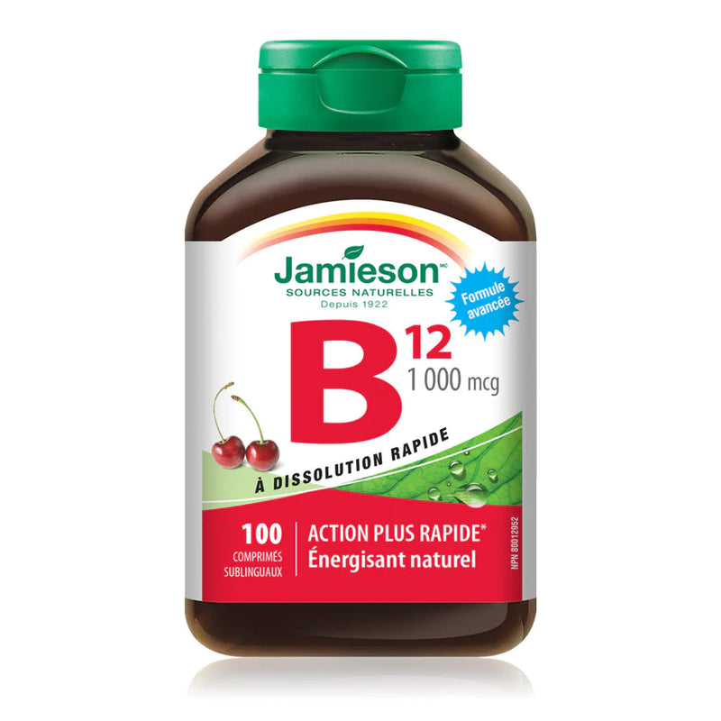 Vitamin B12 Fast-Dissolving | Jamieson™ | 100 Tablets
