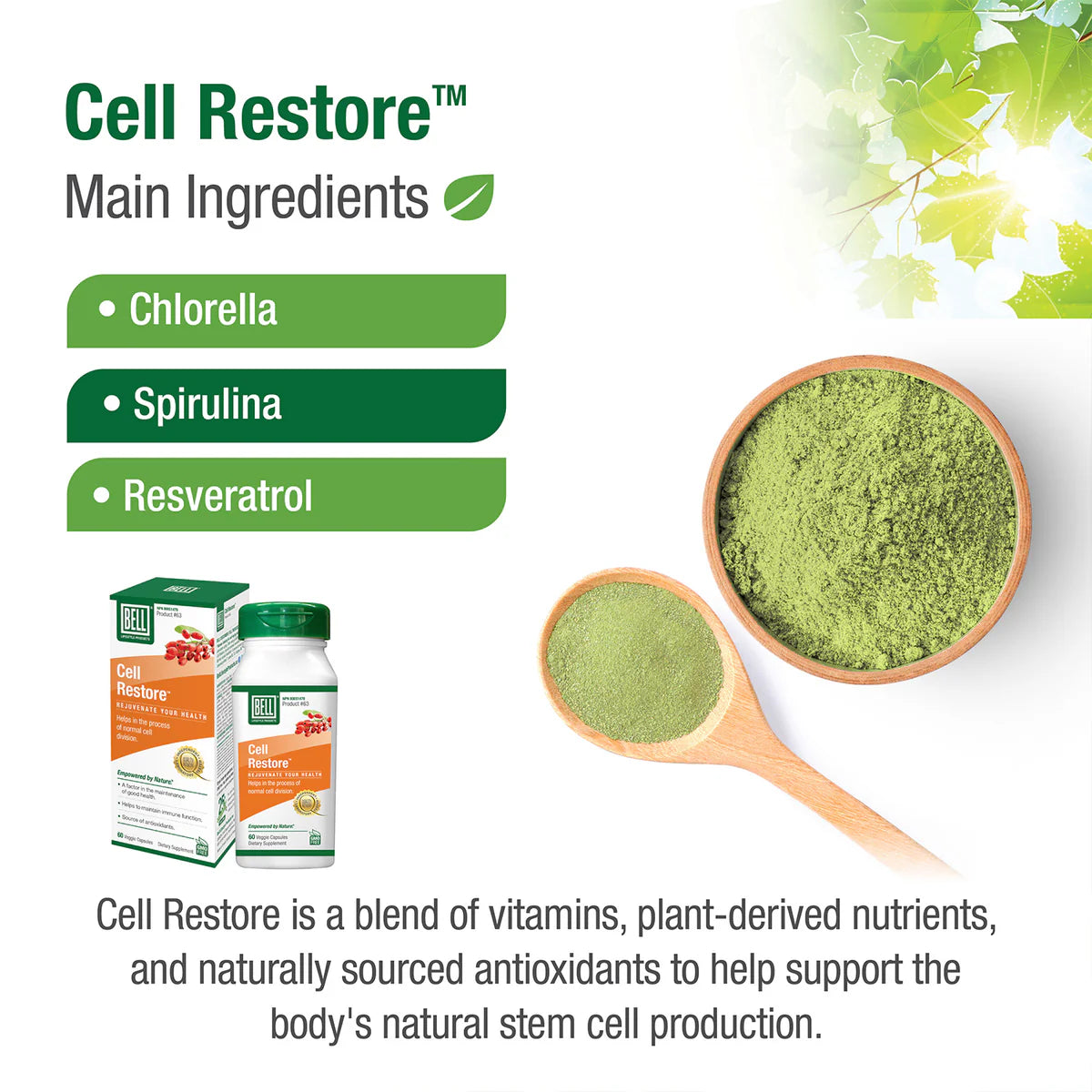 Cell Restore™ | Bell® | 60 Capsules
